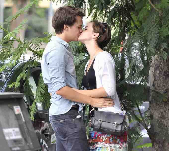 Emma Watson and Johnny Simmons got spotted kissing.